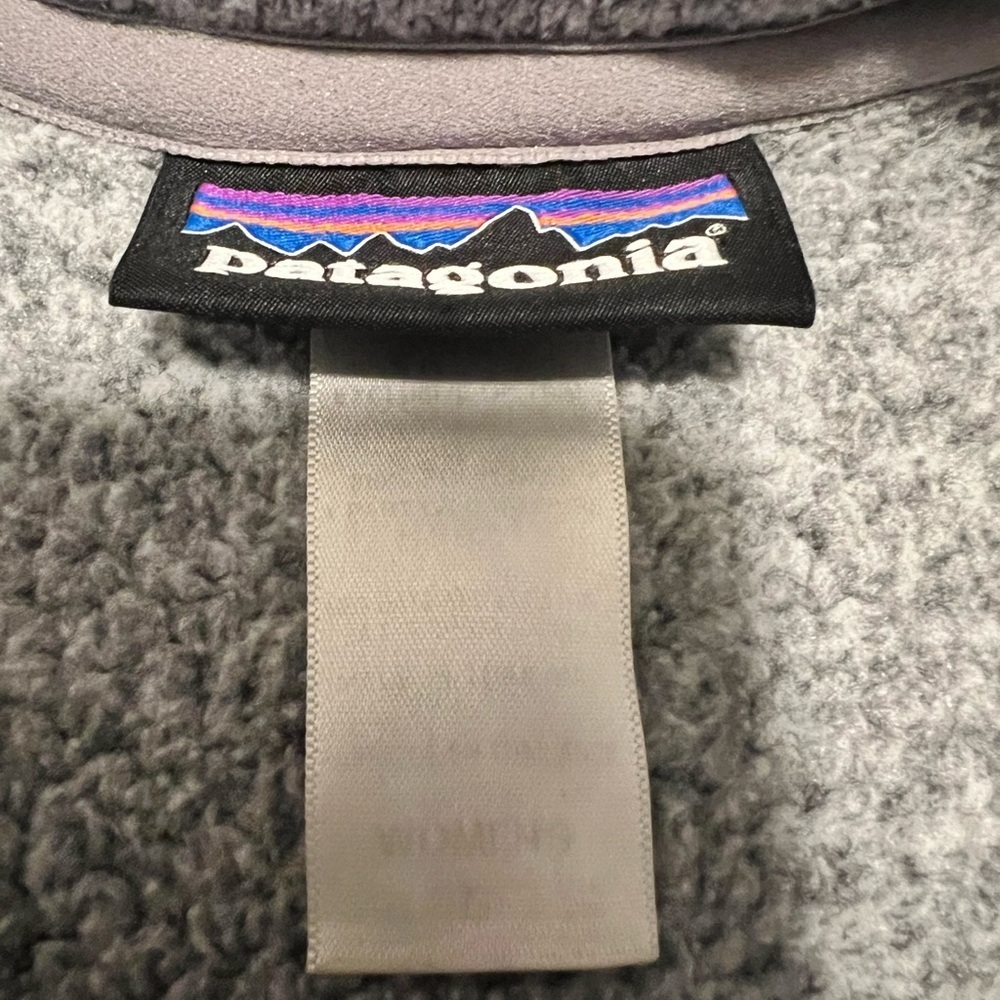 Patagonia Gray Fleece Pullover 1/4 Zip - Picture 2 of 5